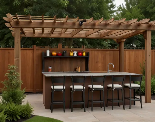 DIY Pergola for Shade