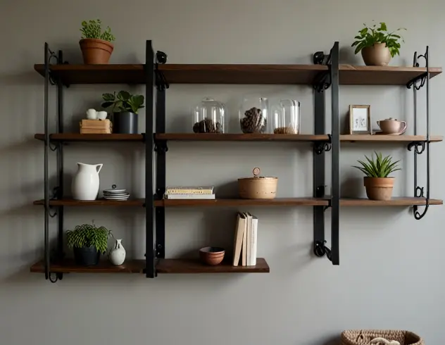 Wall-Mounted Shelves